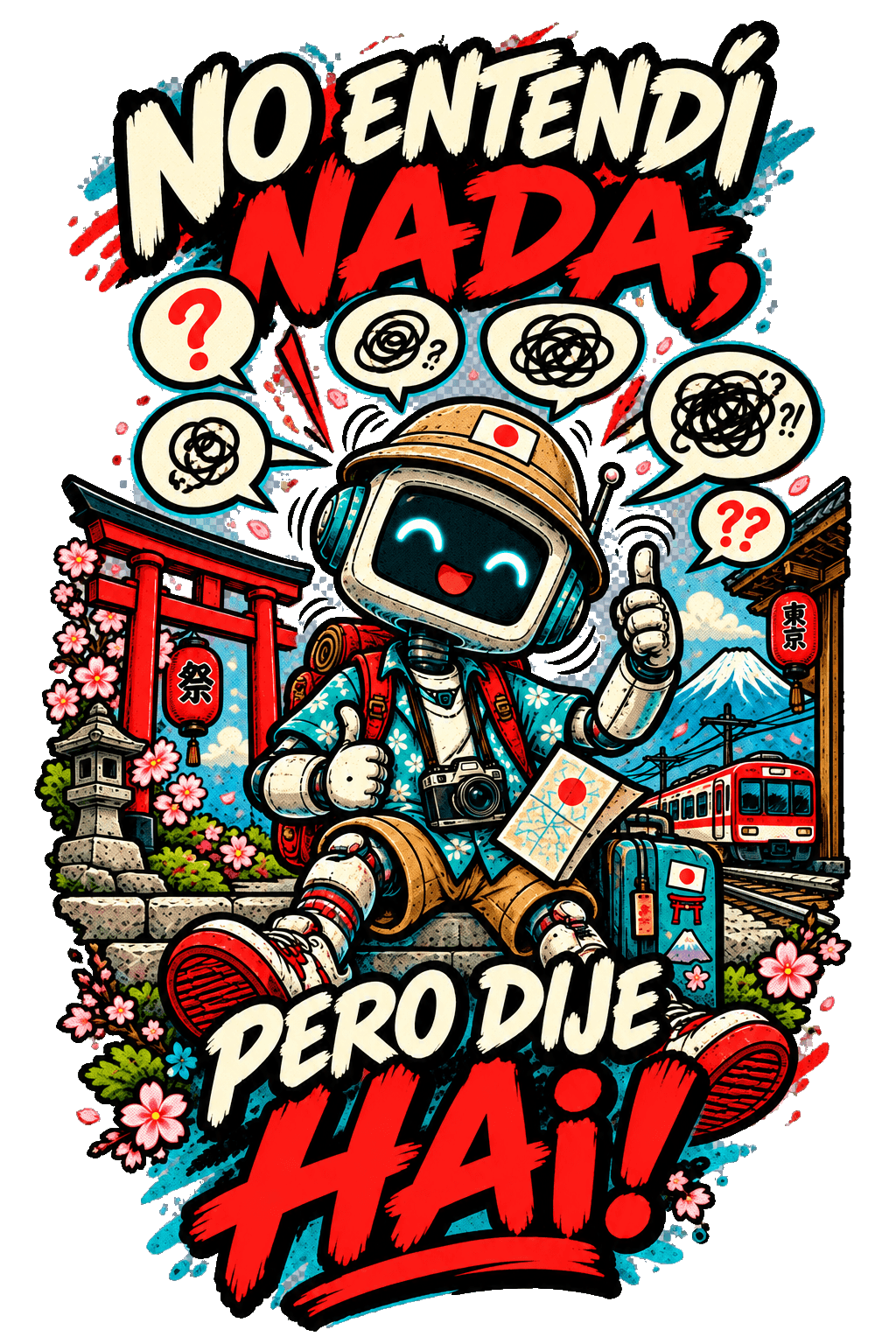 NO ENTENDÍ NADA, PERO DIJE HAI!