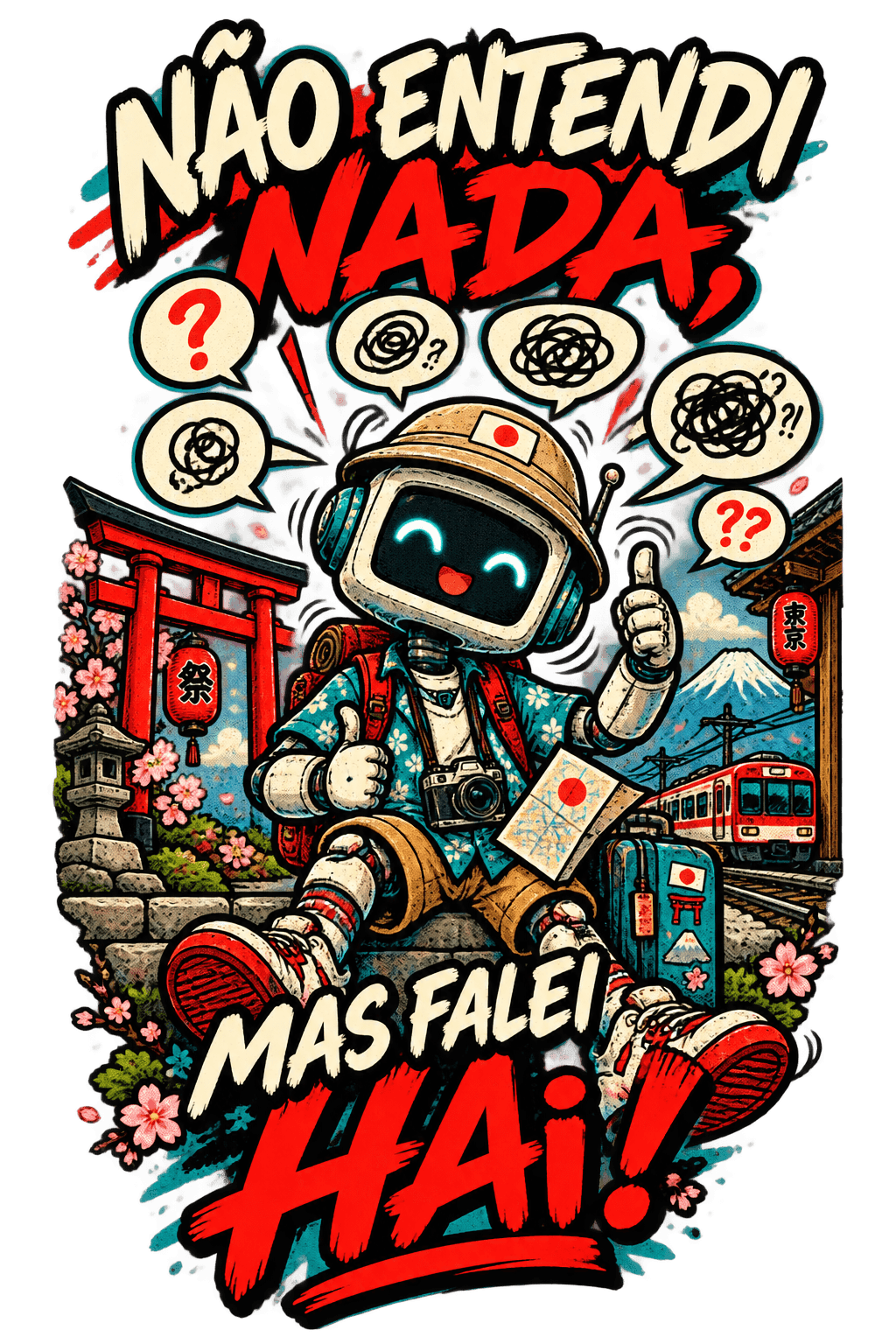 NÃO ENTENDI NADA, MAS FALEI HAI!