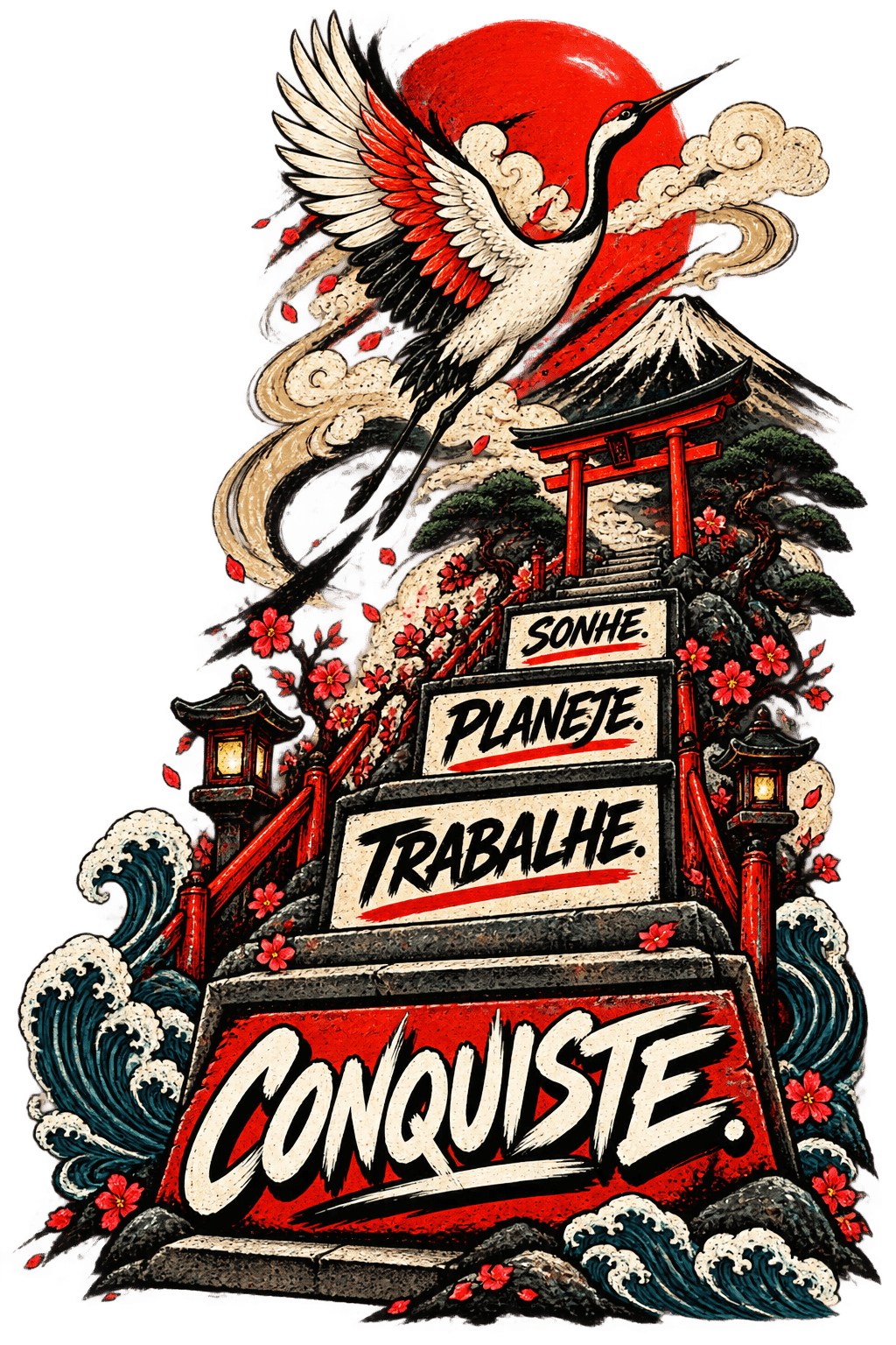 SONHE. PLANEJE. TRABALHE. CONQUISTE.